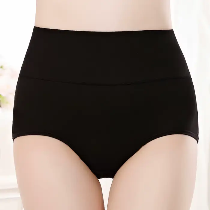 Culottes pour femmes slips de mise en forme abdominale sous-vêtements en coton grande taille taille 