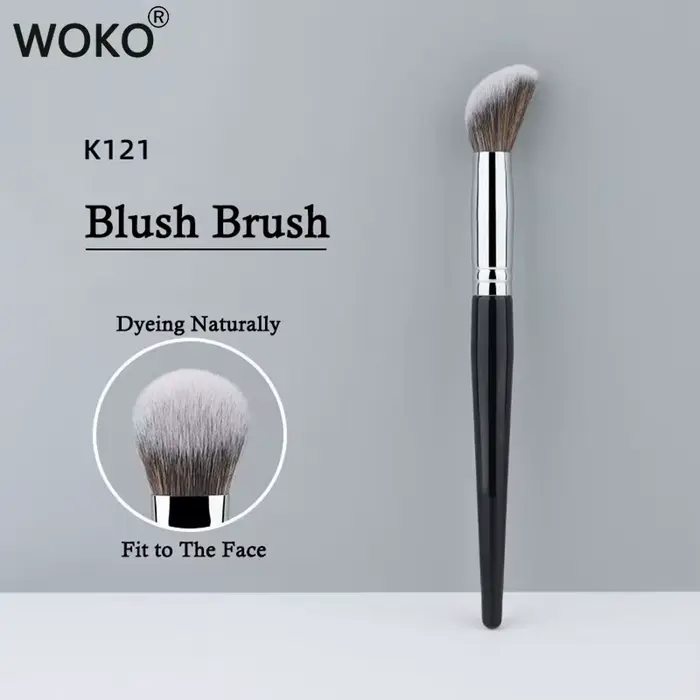 Brosse à Blush crème, imite l'application du bout des doigts, poudre de pointillé, pinceaux de maqui