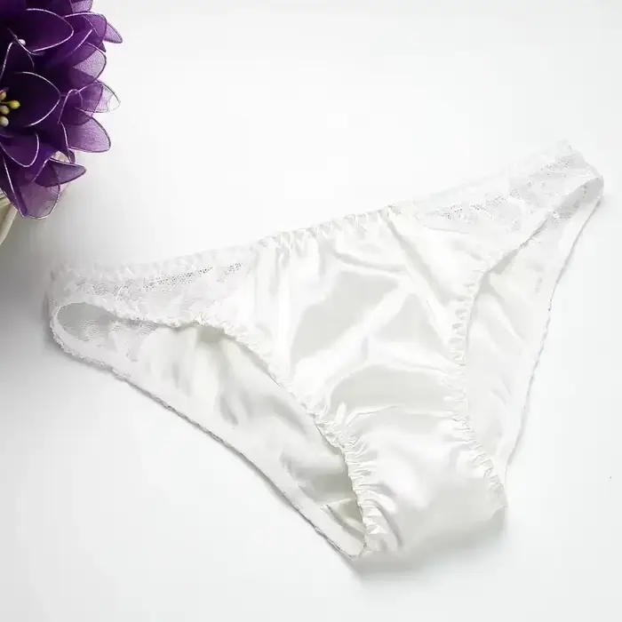 100% hedvábí mulberry sexy spodní prádlo prodyšné hedvábné krajky pohodlné nízké pas slipy antibakteriální spodní prádlo dámské kalhotky