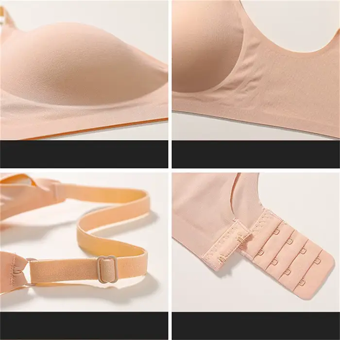 Prodyšná push-up podprsenka bez ocelového kroužku pro ženy, posilovací podprsenka, zahuštěná podprsenka, vnější podpůrná podprsenka, sexy spodní prádlo