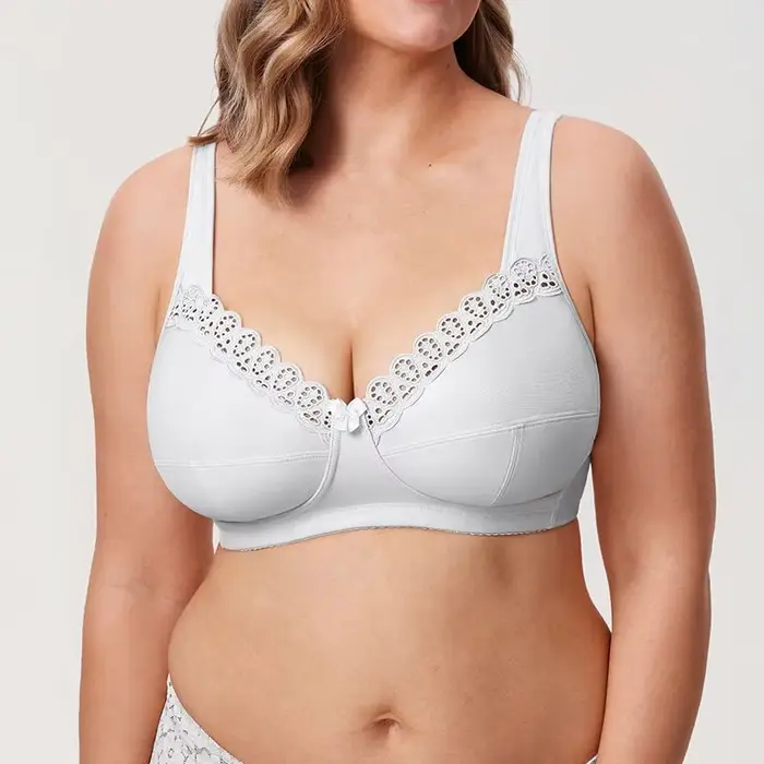 Soutien-gorge plein bustier polyester nylon pour femmes grandes tailles confort soutien-gorger quotidiennement harmonieux occasions spéciales