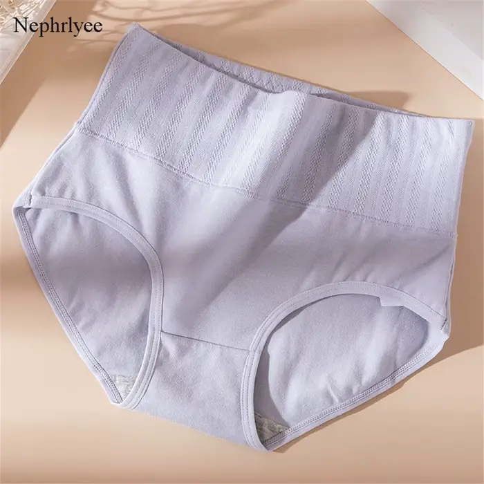 Culottes en coton pour femmes, sous-vêtements sans couture, doux, sexy, taille haute, lingerie, P430, 2021
