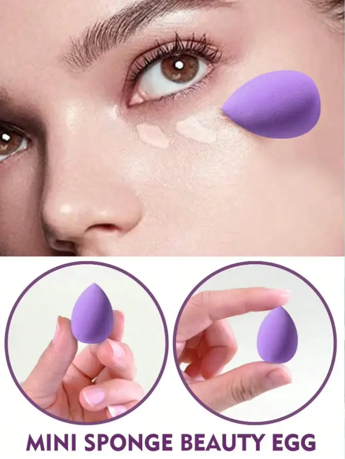 3/20/60 pièces Portable réutilisable goutte d'eau forme Mini mélangeur éponge beauté fond de teint c