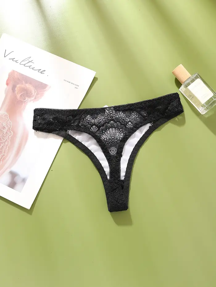 Sexy tanga pro ženy, průhledné kalhotky, střední basový pas, dámské spodní prádlo, barevný blok, ženské intimní prádlo