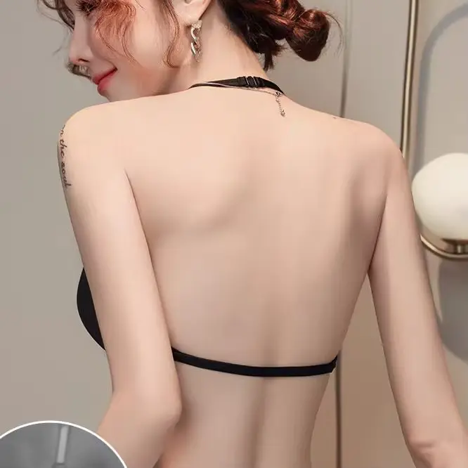 Soutien-gorge triangulaire push up ultime de 10 cm : crochet sur le devant, décolleté profond et dos invisible - Ascenseur sexy pour petite poitrine, confort d'été