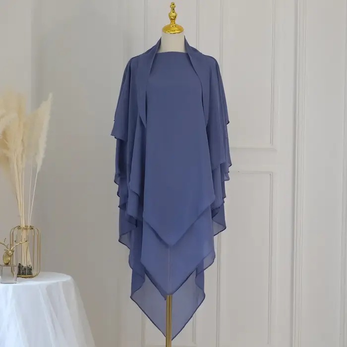 Turban en mousseline polyester pour femmes traditions musulmanes cérémonies et occasions spéciales