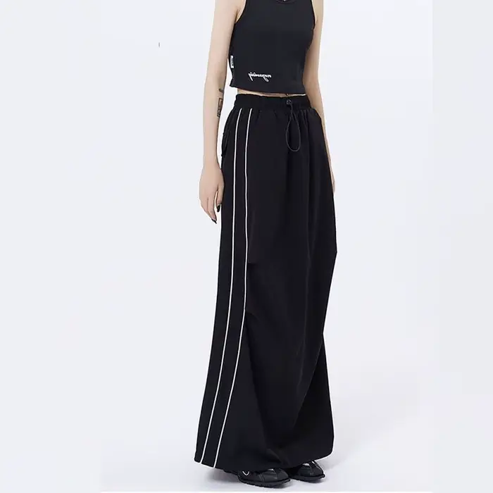 Jupes Maxi pour femmes, Harajuku Y2k, droites, Chic, assorties avec tout, taille basse, vêtements St