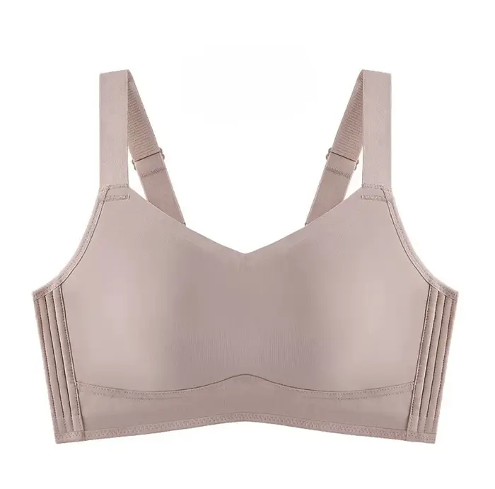 Soutien-gorge Brelira pour femmes, couvrance totale, effet minimisateur, anti-affaissement, lissage latéral, sans armatures, soutien sans coutures, bande large.