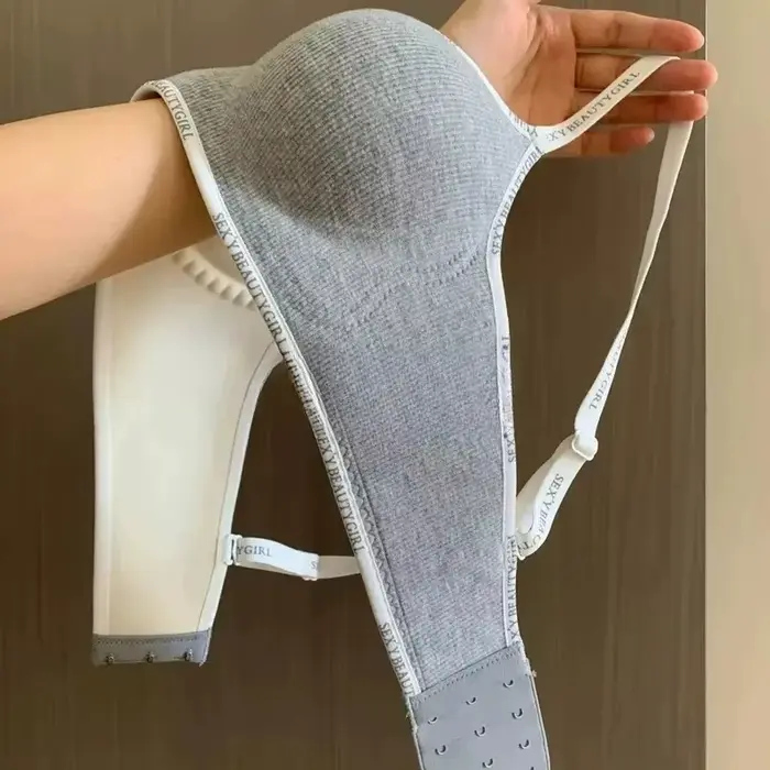 Soutien-gorge push-up sans fil pour poitrine petite soutien anti-affaissement bretelles croisées confort post-chirurgie yoga pilates robes décolletées femmes sensibles