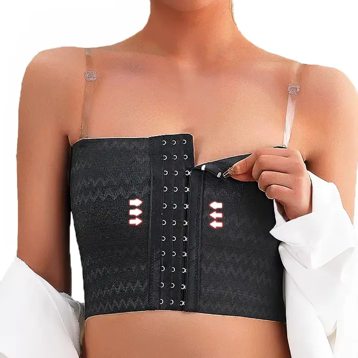 Intimní prsní podprsenka, Trans hrudní pojivo s podprsenkou ramínko, prodyšné topy, krátký hrudník, lesbický Tomboy
