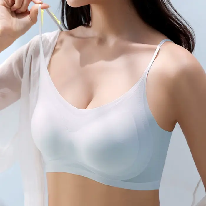 Injbra ultra tenká bezešvá pro ženy, sexy push-up podprsenka, bezdrátová podprsenka, letní spodní prádlo, osvěžující podprsenka na vzduch, nová