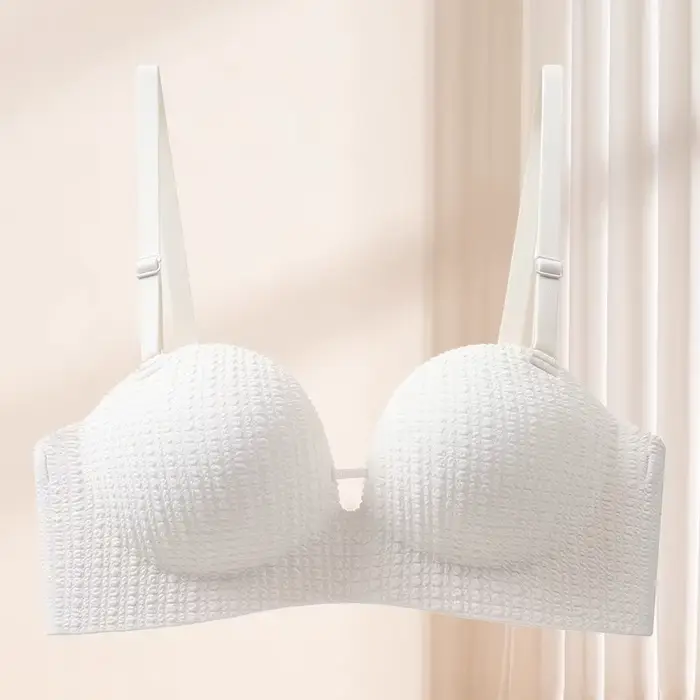 Stylová a pohodlná dámská push-up podprsenka pro malá prsa zvyšující bezdrátový objem a nastavitelný ramínko pro každodenní i speciální příležitosti