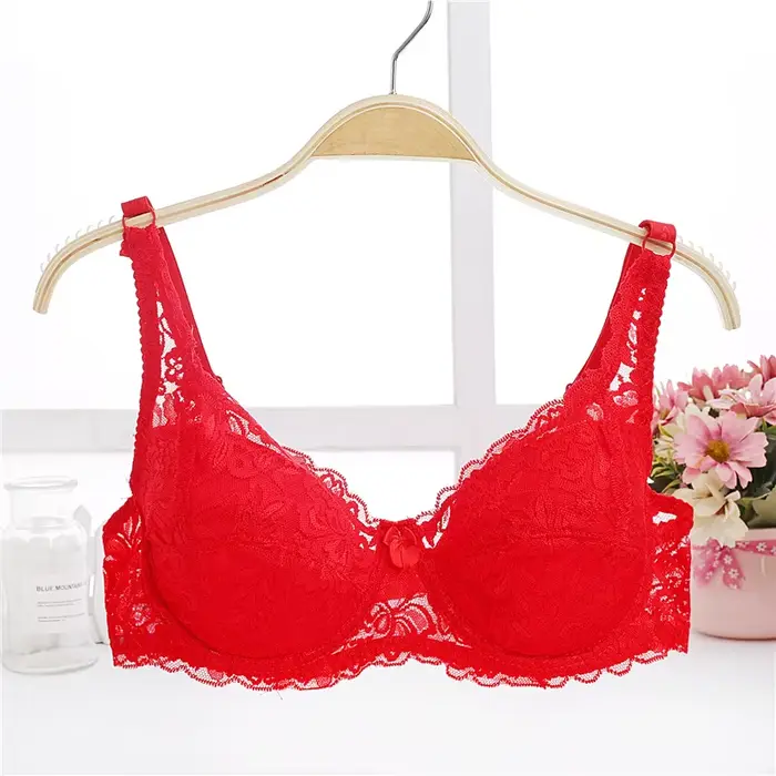 Krajková podprsenka pro ženy, velká velikost 32 34 36 38 40 B C, sexy podprsenka, krátký top, intimní prádlo, tričko, šaty, léto