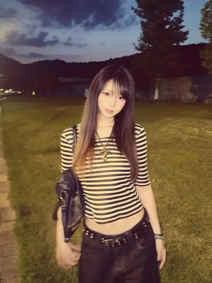 Tonngirls Y2k Fairycore potisk tričko pro ženy tříčtvrteční rukáv japonská 2000s kultura topy Streetwear americký retro Grunge