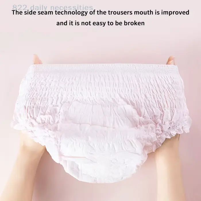 Sada 3 vyhoditelných kalhotek na menstruaci velikosti XL, dýchavých a rychle absorbujících, pro dospělé ženy a po porodu