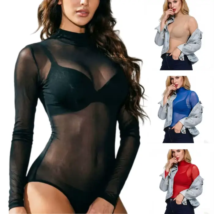 Body en polyester sexy et élégant pour femmes, ajustement parfait, design évasé, adaptable à toutes les saisons et tailles