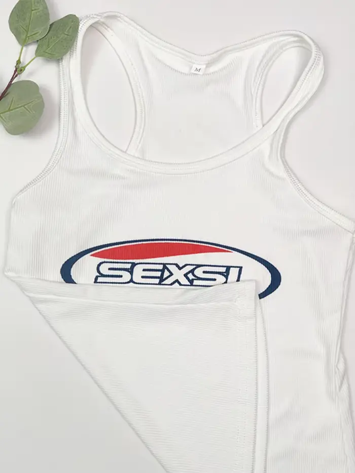 Y2K haute rue débardeurs blanc Coquett fines bretelles Gyaru hauts Acubi mode haut pour femme Sexy l