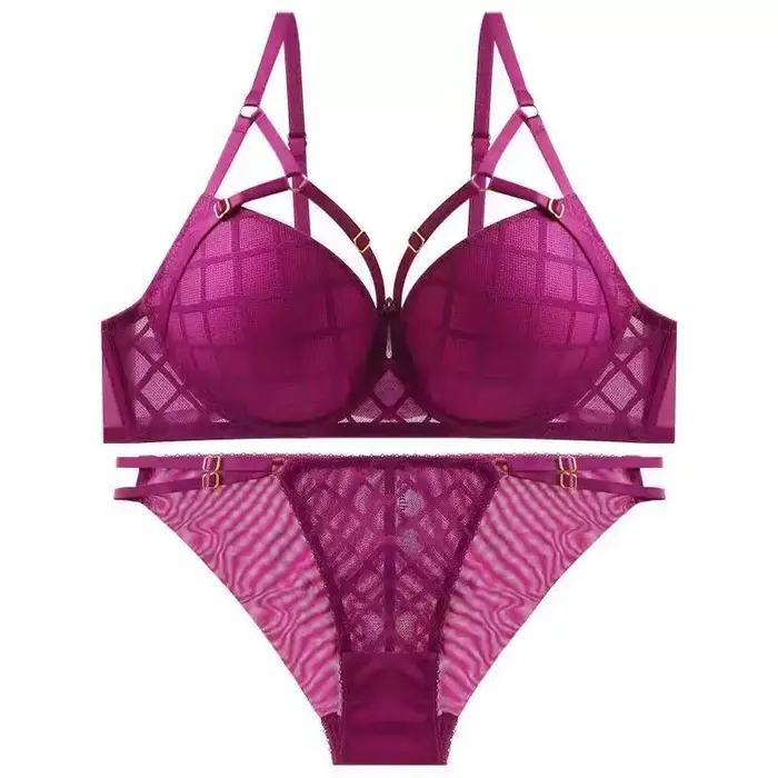 Logirlve mode femmes soutiens-gorge pansement noir Push Up soutien-gorge ensemble Sexy Lingerie dentelle broderie brassière rassembler ensemble de sous-vêtements