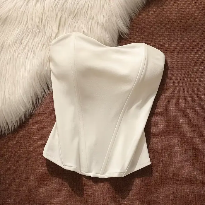 Dámské body, evropský styl, sexy, vysoký pas, slim fit, Fishbone Wrap vzor, s vestavěnými podprsenkami a protiskluzovými ramínko