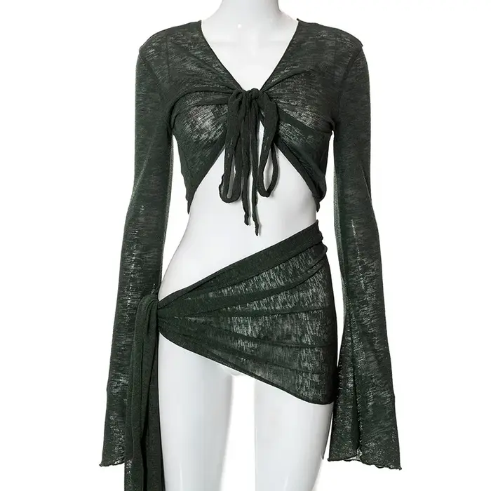 Dámský sexy bandeau sukně set