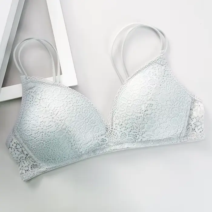Sexy květinová krajková podprsenka pro ženy, dámské spodní prádlo, akumulátorová bralette, čepice A B, měkké a pevné spodní prádlo, módní podprsenka