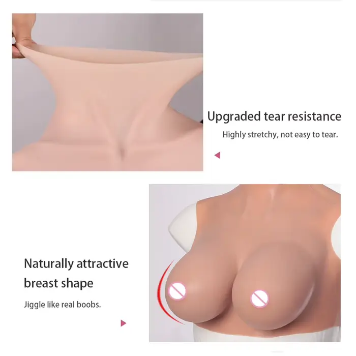 Faux Seins Artificiels en Silicone, Formes Réalistes, pour Crossdresser, Shemale Drag Queen, Transge