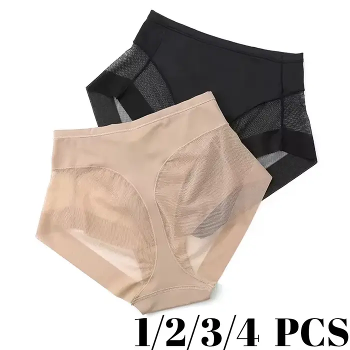 1/2/3/4 pièces femmes minceur culottes taille haute ventre contrôle slips femme formateur façonnage caleçon bout à bout sous-vêtements