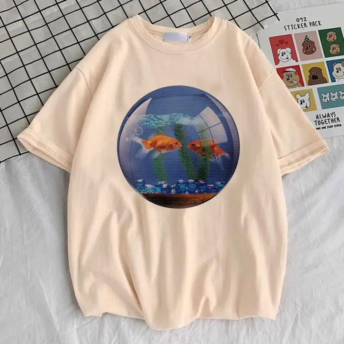 Frutiger Aero top t-shirts femmes kawaii Y2k graphique coloré Punk t-shirt confortable coloré Y2k Gr