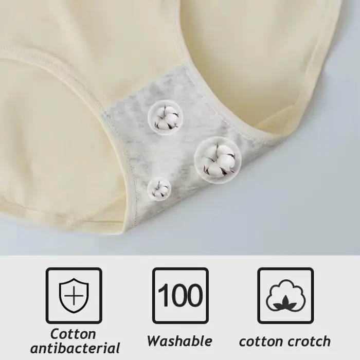 FINETOO-kalhotky 100% bavlna pro ženy, 5 kusů, sexy, nízký pas, prodyšné dámské spodní prádlo, barva jednobarevný, spodní prádlo M-XL
