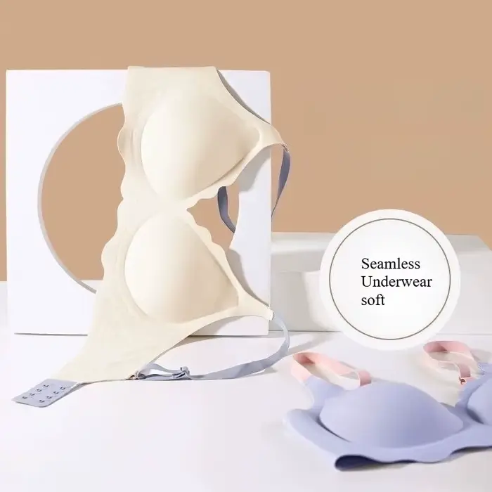 BH Bralette Top pro ženy, podprsenka bez kostic, pohodlná, s horní oporou, s nastavitelným ramínko a elegantními zády