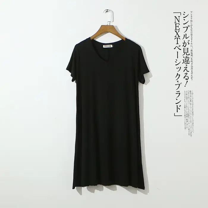 Fdfklak chemise de nuit décontractée ample femmes à manches courtes sexy col en v chemise de nuit ro