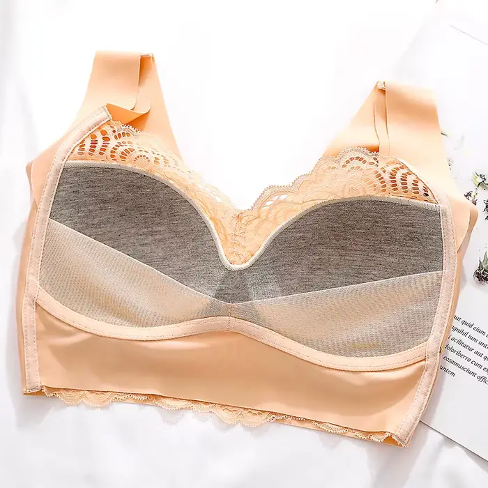 Bez ramínek podprsenka Sexy ženy velké velikosti 5XL 6XL 7XL krajkové podprsenky pro ženy velké velikosti vesty štíhlá podprsenka plný pohár bezešvé bralette