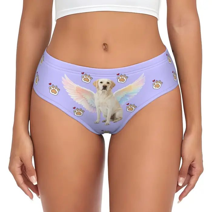 Lingerie personnalisée avec photo du visage pour femmes, cadeau de la Saint-Valentin, lingerie respirante et confortable
