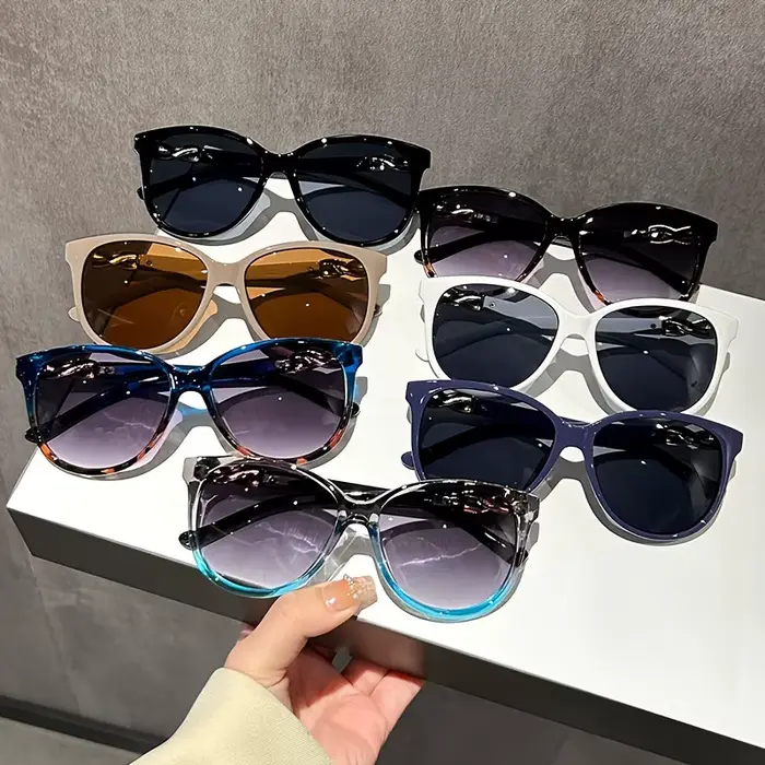 Lunettes de soleil œil de chat pour femmes, lunettes de soleil papillon rétro, lunettes d'alpinisme 