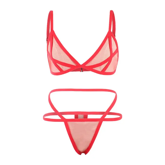 souprava na kostice Ocelové pletivo Dámské spodní prádlo, Sleepwear, Sexy oblečení, Dámské oblečení, 2 kusy