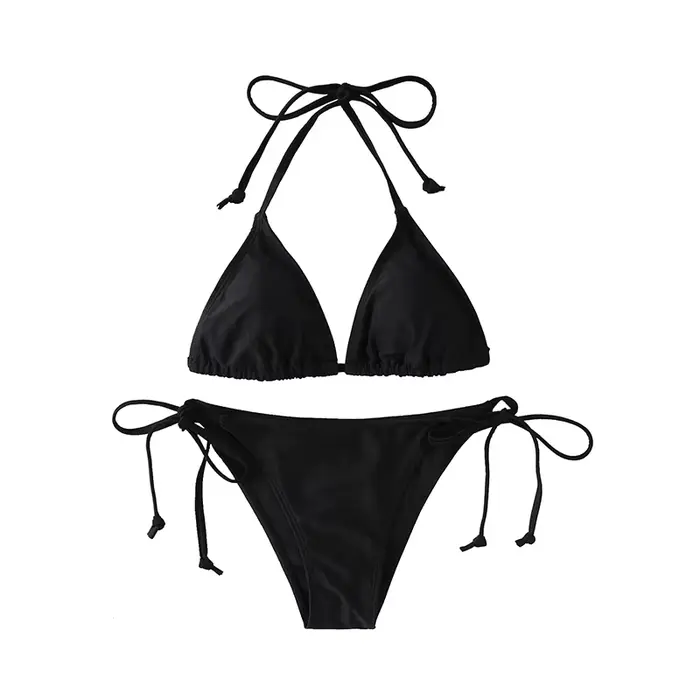 2 pièce/ensemble 2024 mode Sexy maillot de bain femmes Bikinis ensemble Triangle maillots de bain St
