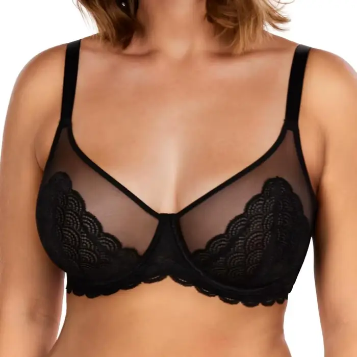 Sexy ultratenká krajková podprsenka s paměťovou pěnou pro ženy, velké velikosti, push-up, krásná záda, nastavitelná, pro každodenní a speciální příležitosti