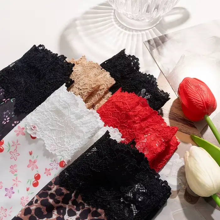 BZEL dámské krajkové kalhotky Sexy leopardí výstřih Lingerie okouzlující prodyšné spodní prádlo boxerky ženy Boyshorts trenýrky