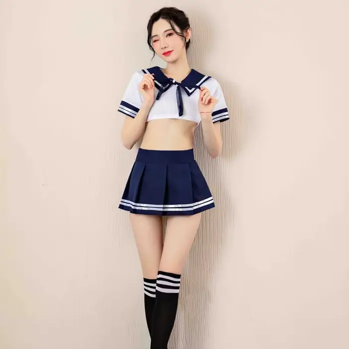 Japonské školní kostým Korejské spodní prádlo Dirndl sexy roztomilé kostýmy ženy cosplay uniformy Halloween sety oblečení JK