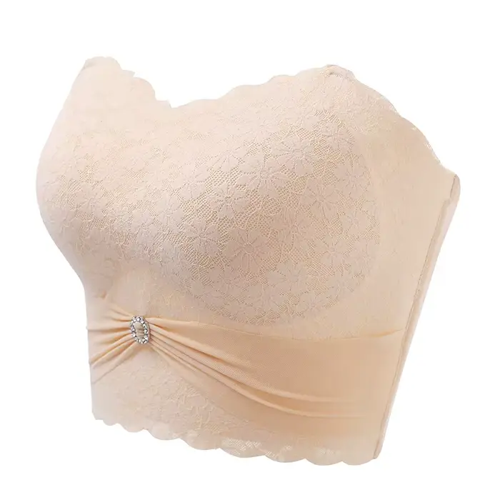 Sans Couture Solide Sans Bretelles Bralette Lingerie Plus La Taille 5XL Femmes Sexy Soutien-Gorge Sa
