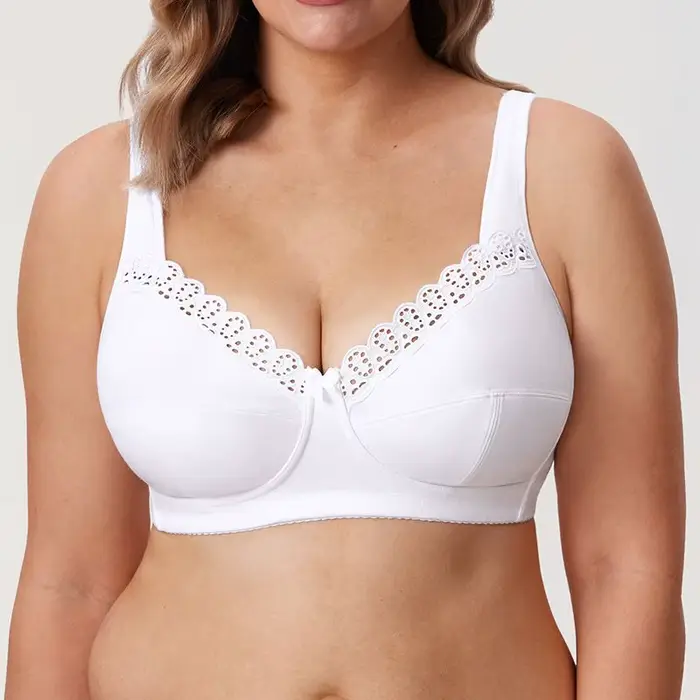 Soutien-gorge plein bustier polyester nylon pour femmes grandes tailles confort soutien-gorger quotidiennement harmonieux occasions spéciales