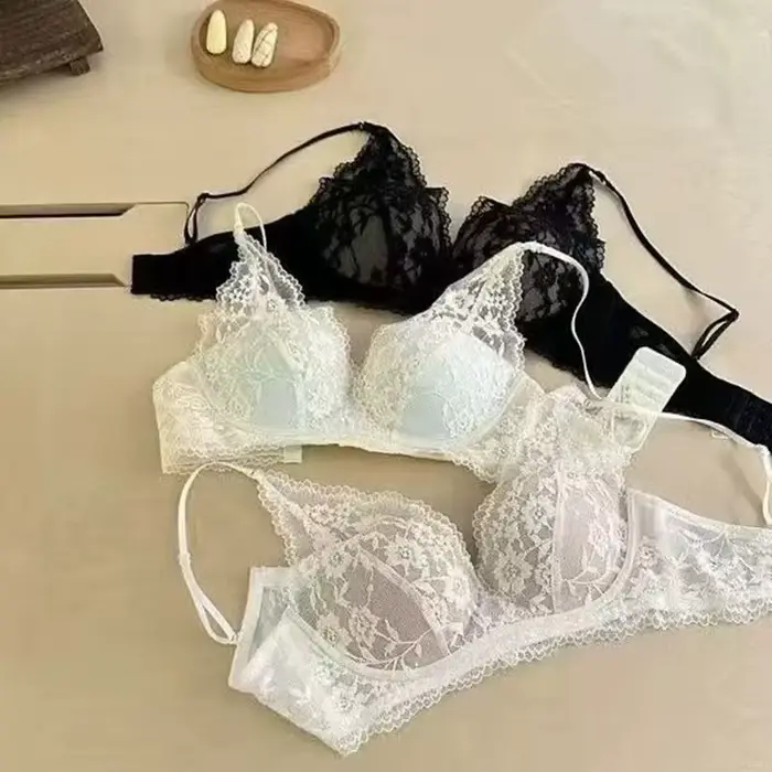 Bezešvá push-up podprsenka z nylonu a elastanu pro malá prsa elegantní styl lolita speciální příležitosti ženy