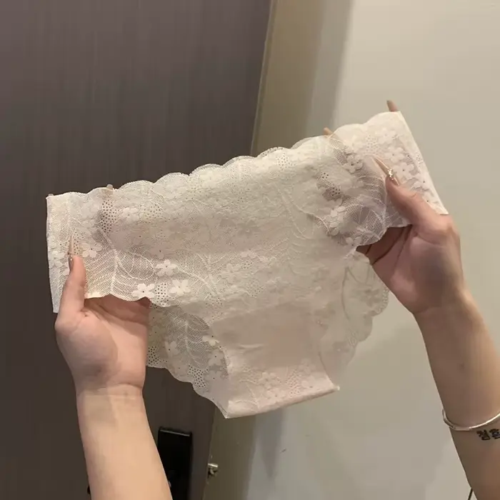 Culottes sexy en dentelle pour femmes, sous-vêtements fins, lingerie sexy pour femmes