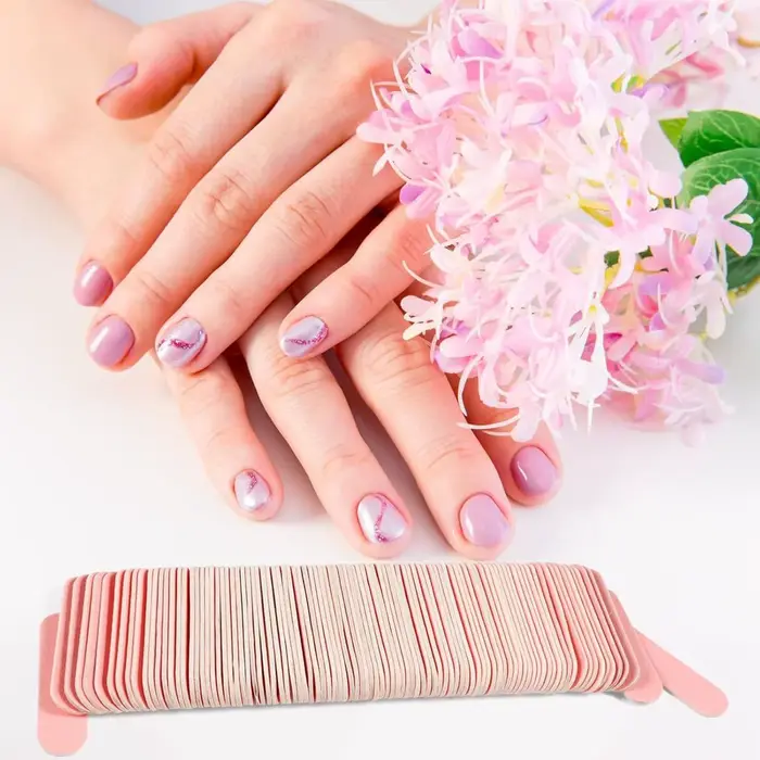 15 à 1000 pièces de limes à ongles roses double face en émeri pour manucure, pédicure, nail art, pol