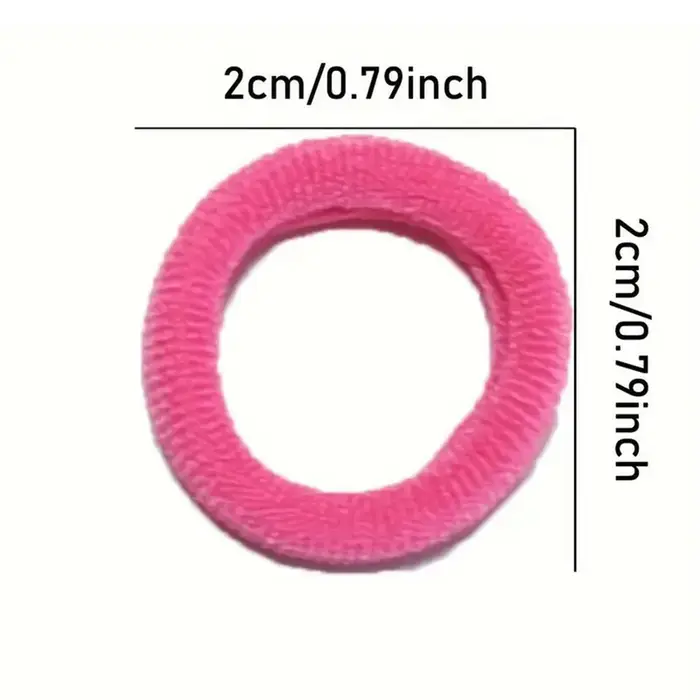 100/300/500 pièces filles bandes de cheveux élastiques colorées queue de cheval tenir cheveux cravat