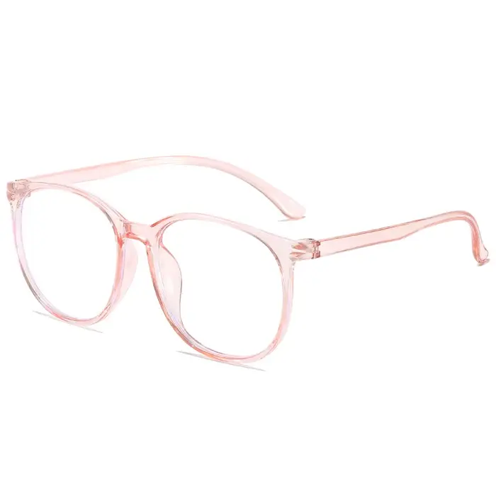 Lunettes d'ordinateur transparentes à grande monture pour femmes, rondes, Anti-lumière bleue, optiqu