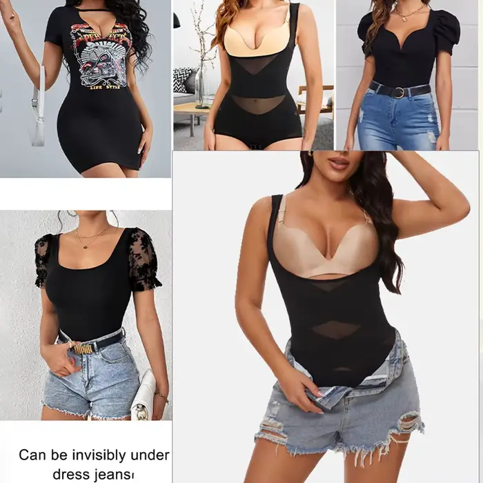 Body Shaper pour femmes contrôle du ventre Shapewear Body Faja bout à bout taille formateur ceintures Compression slips Body nouveau dans