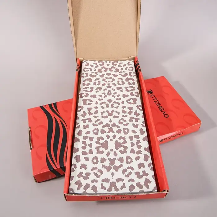 Rouleau de feuille de cheveux professionnelle imprimé léopard, 300 feuilles, feuille de coloration p