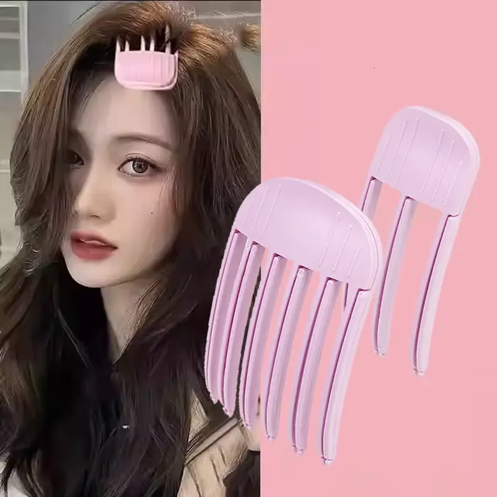 Épingle à cheveux moelleuse frangue à friser Clips racines de cheveux volumisantes pinces à cheveux 