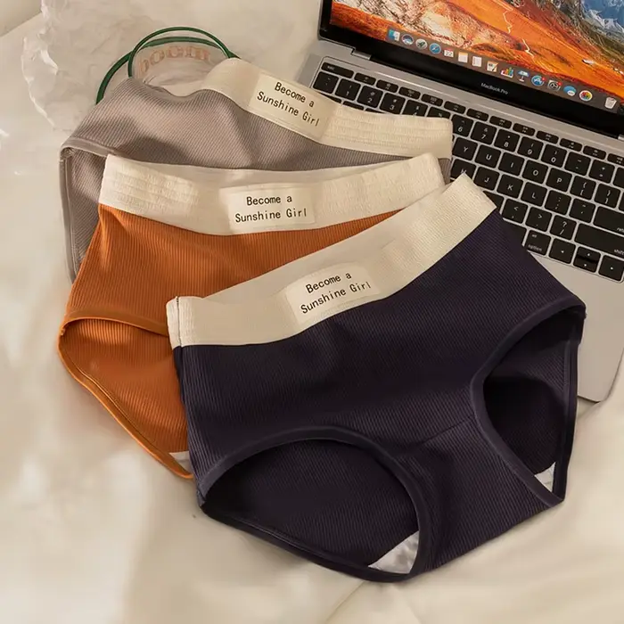 Culotte de dehors en Coton Doux pour Femme, Sous-Vêtement Couvrant les Hanches, Respirant, Sexy, pour Abonnés, Couleurs Durables